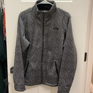 North Face Coat!  Like New!  Size L, black herringbone
